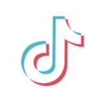 tiktok white logo